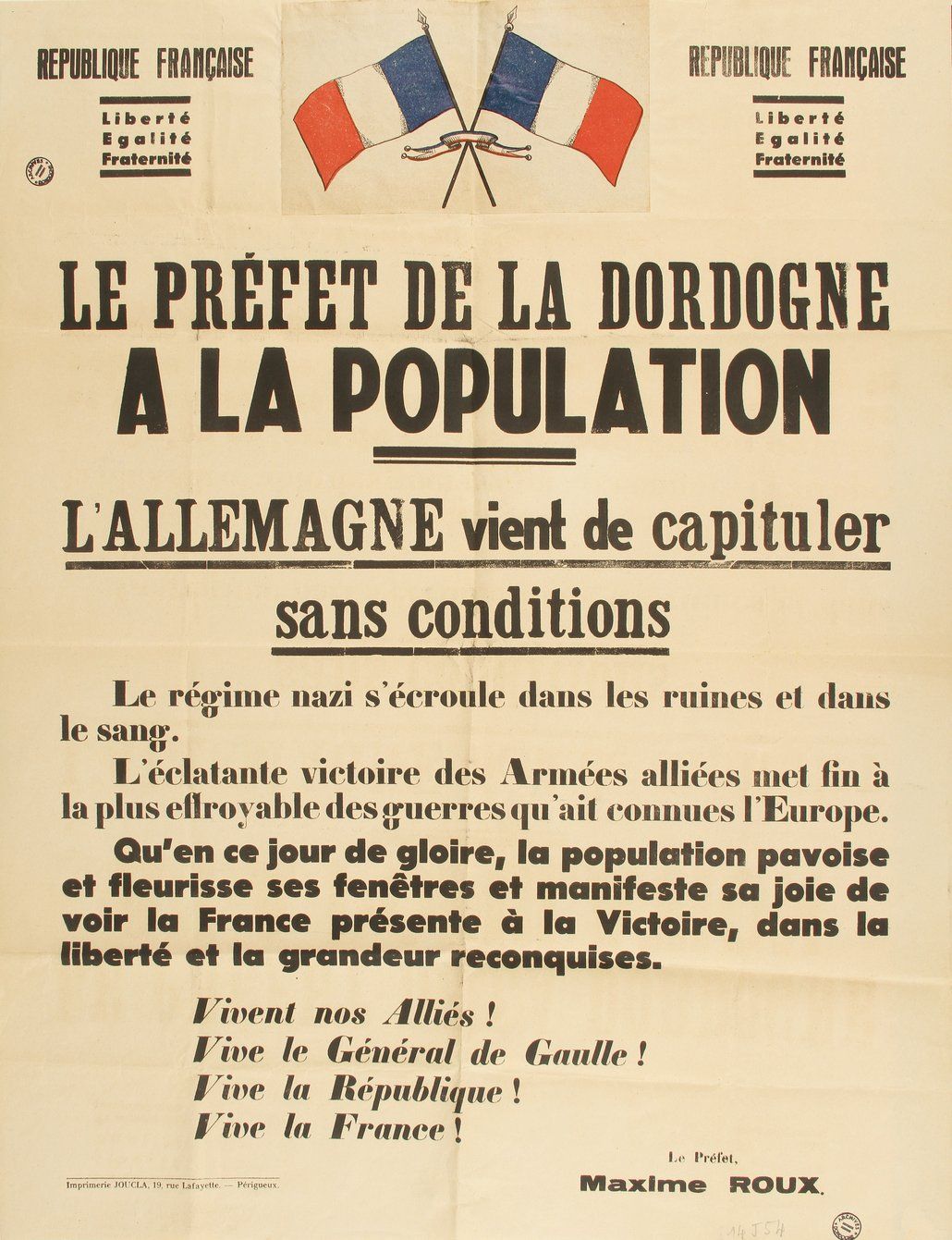 Les 80 ans de la Libération 1944-2024