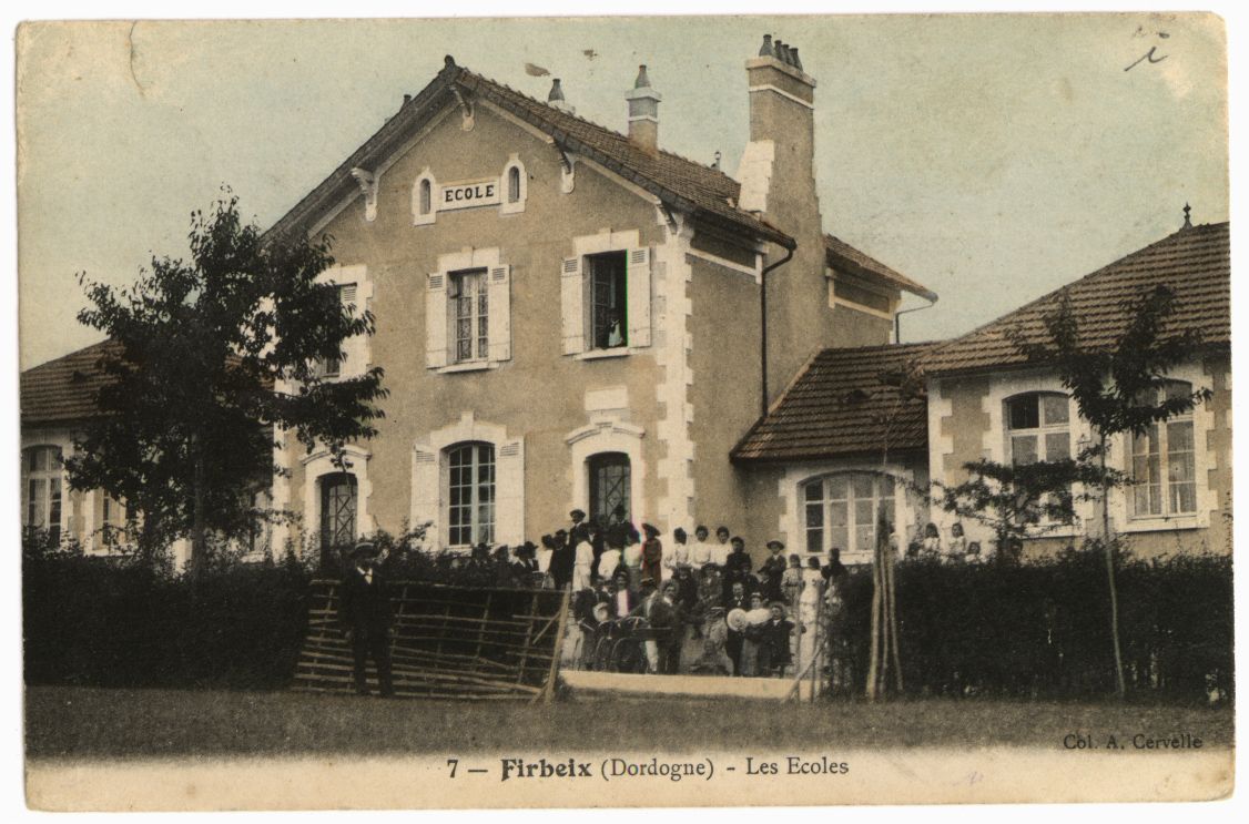 Écoles de Firbeix. 2 Fi 929