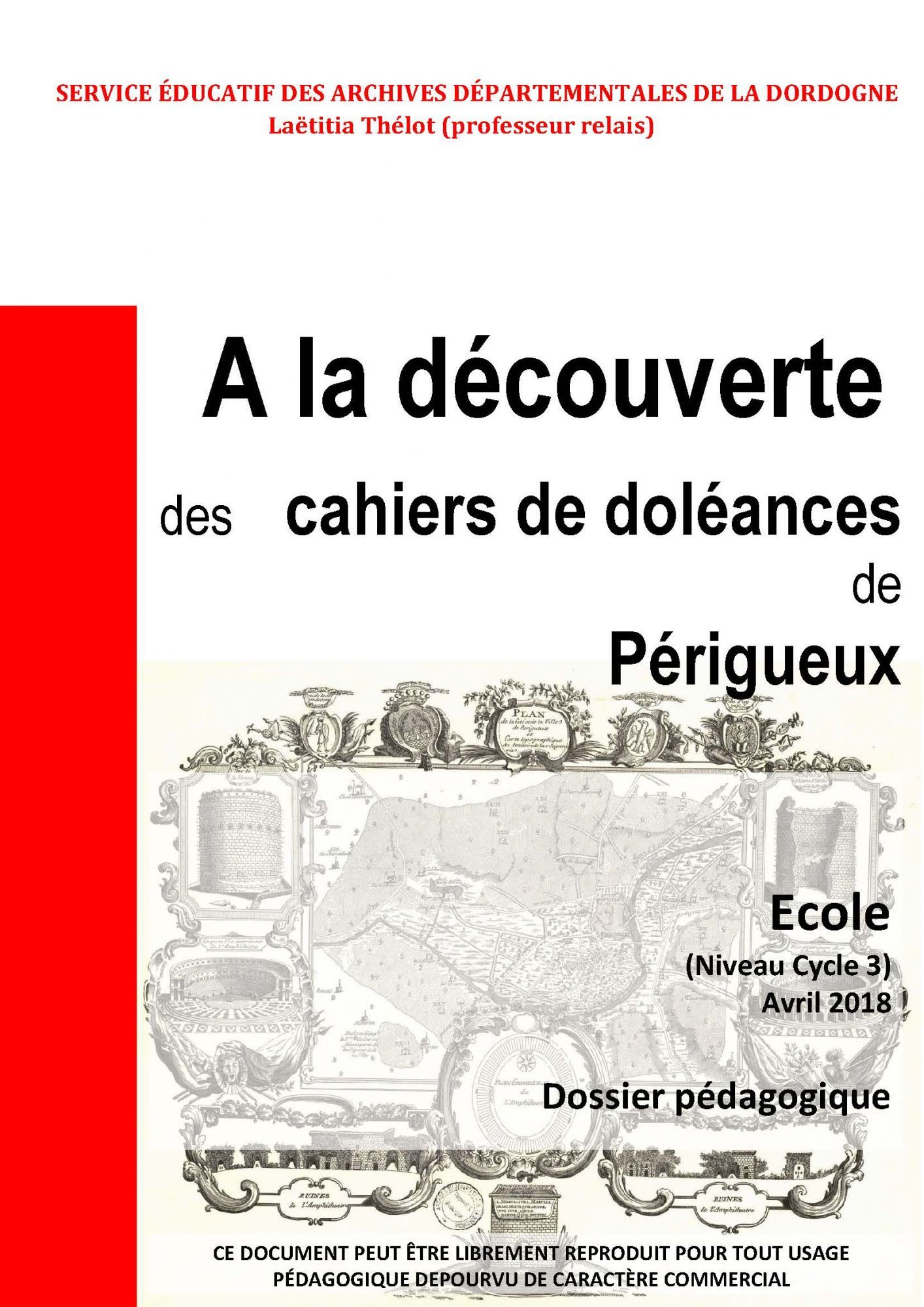À la découverte des cahiers de doléances de Périgueux