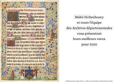 Pontifical enluminé à l'usage d'Auxerre (v.1480) - Ms 184