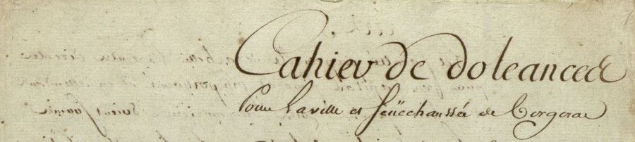 Cahier de doléances 6 C 19