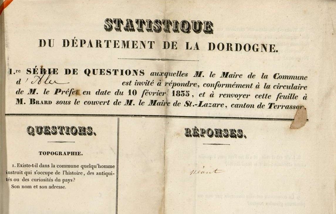 Enquête de Cyprien Brard