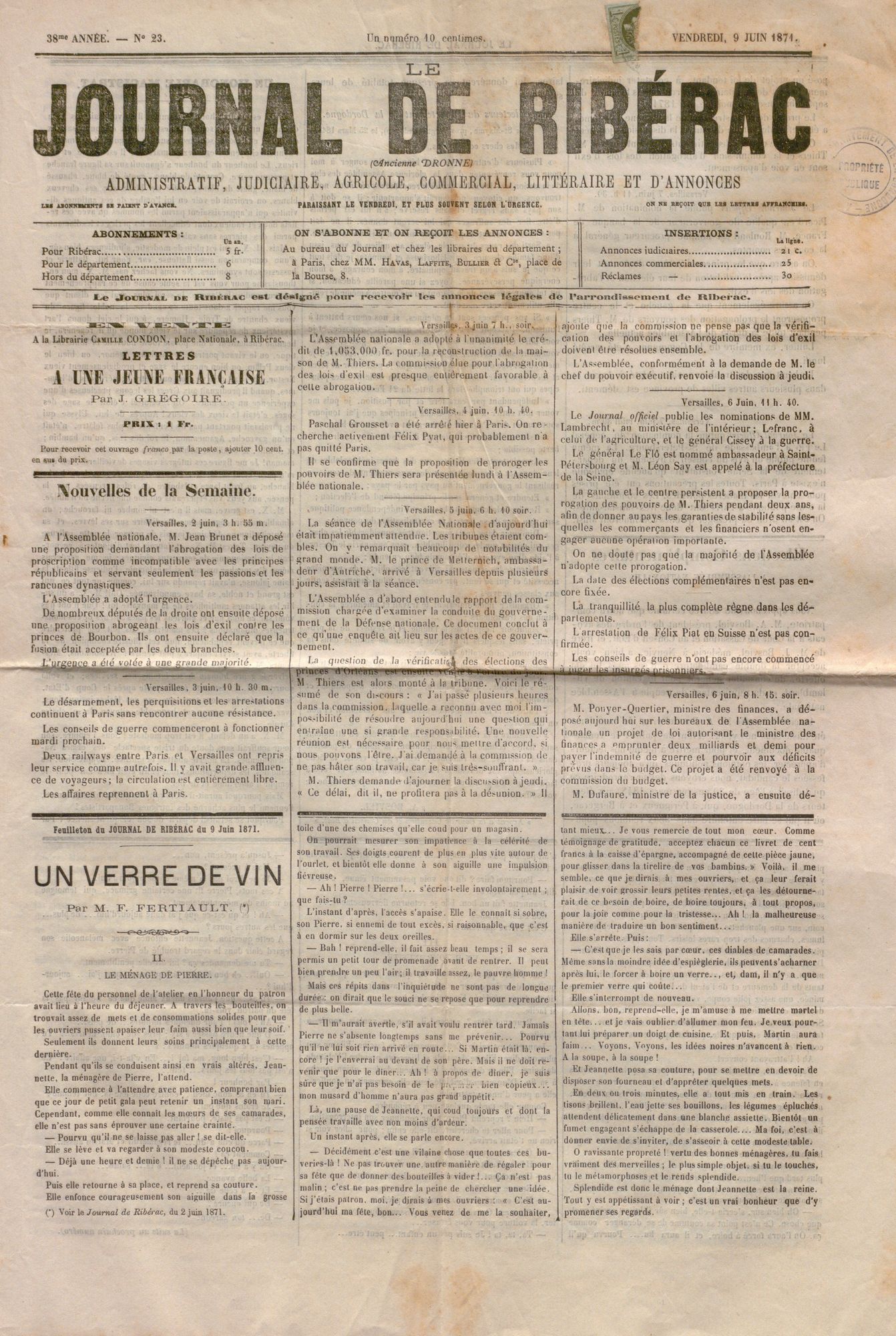 Le Journal de Ribérac