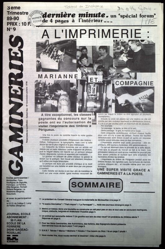 Gamineries (1989-1990).