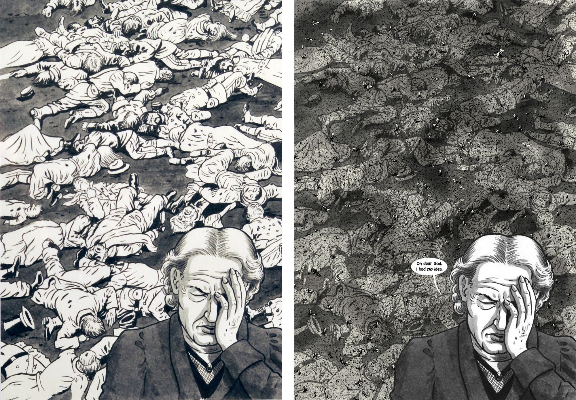 Louise Michel, La Vierge Rouge (page 65. Planche originale et page publiée.)