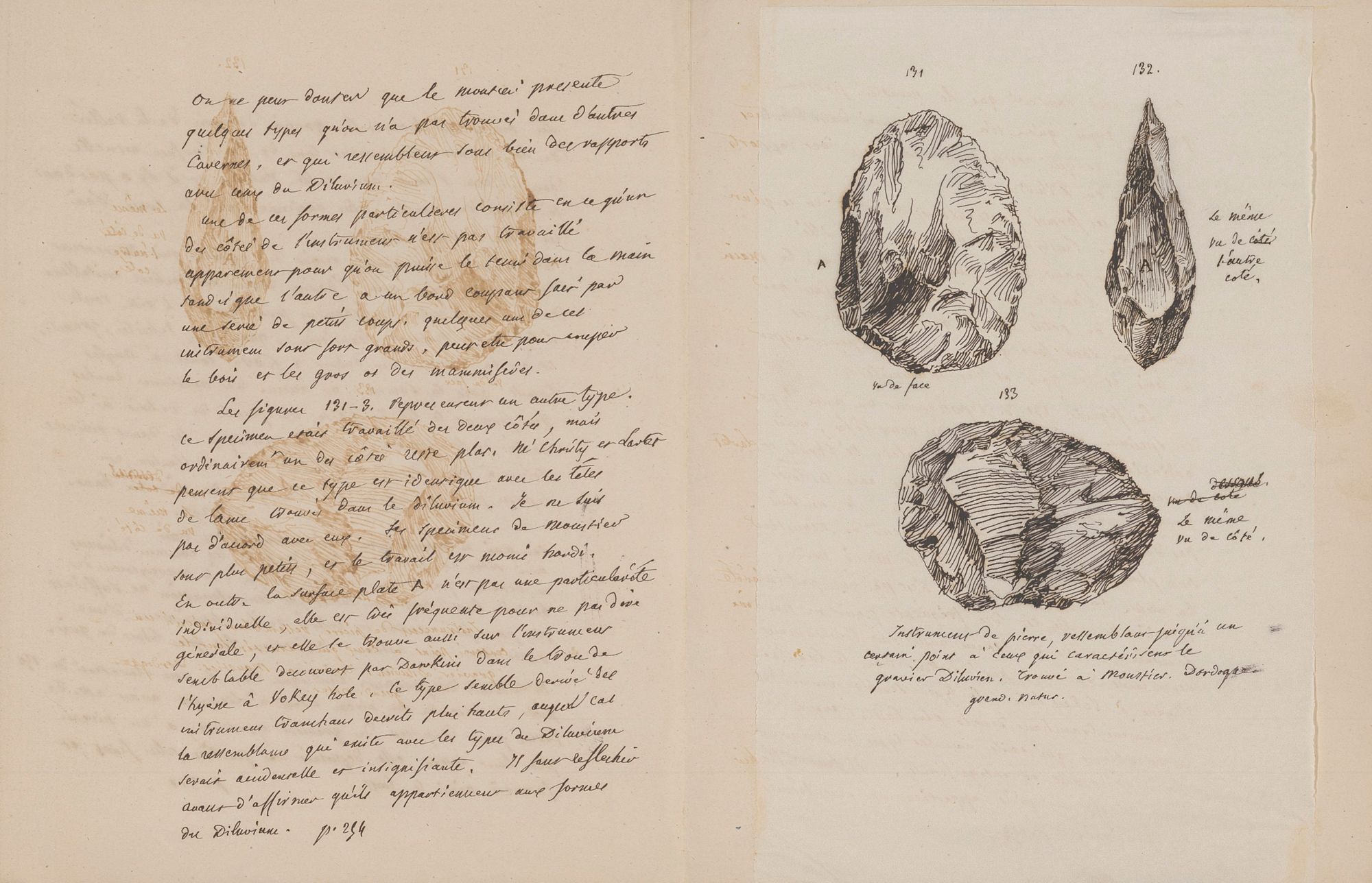 Manuscrit d'Alexis de Gourgues